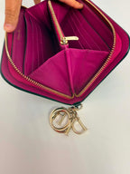 Dior Black and Fuchsia Wallet