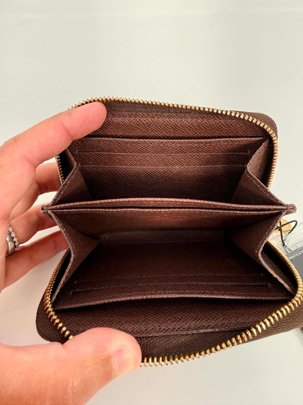 Louis Vuitton Damier Ebene Zippy Coin Purse