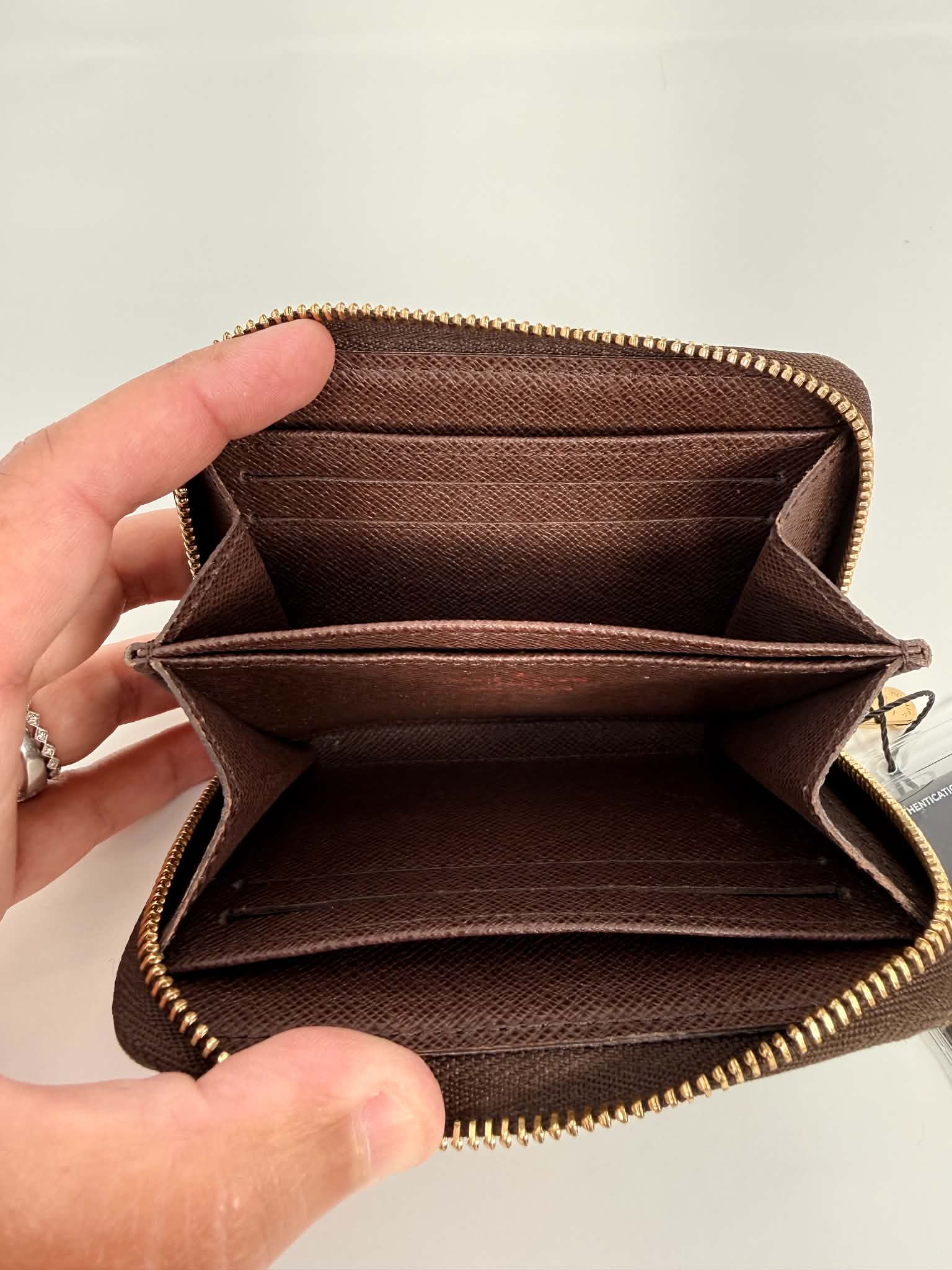 Louis Vuitton Damier Ebene Zippy Coin Purse