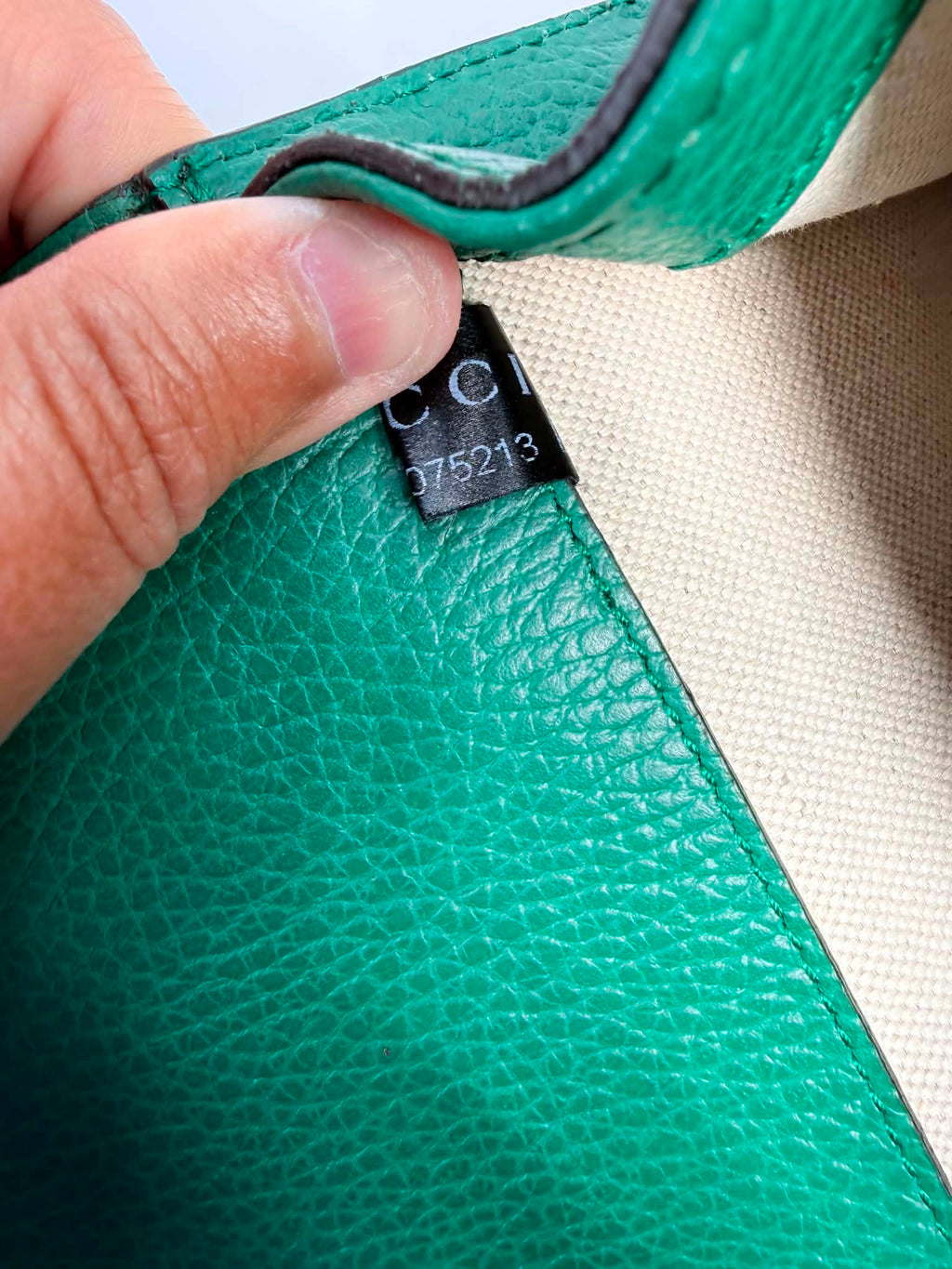 Gucci Dollar Calfskin Crystal Small Dionysus Shoulder Bag Emerald