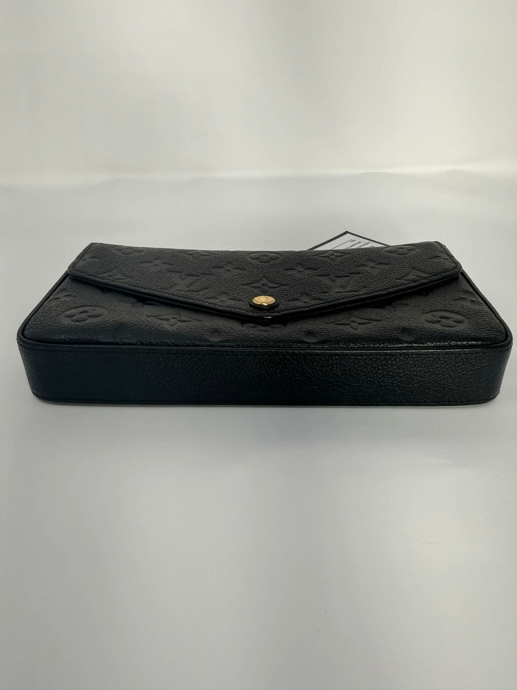 Louis Vuitton Felicie Pochette Black Empreinte Leather with 2 Inserts
