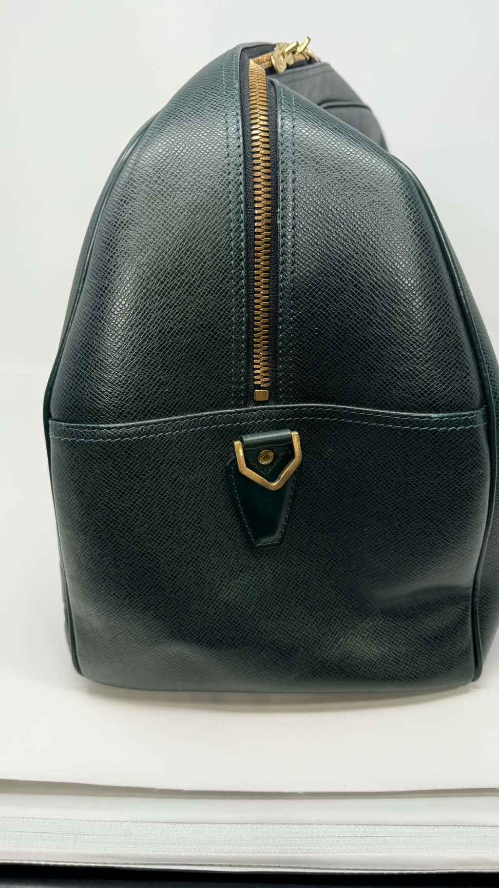 Louis Vuitton Vintage Kendall Taiga Leather Travel Bag