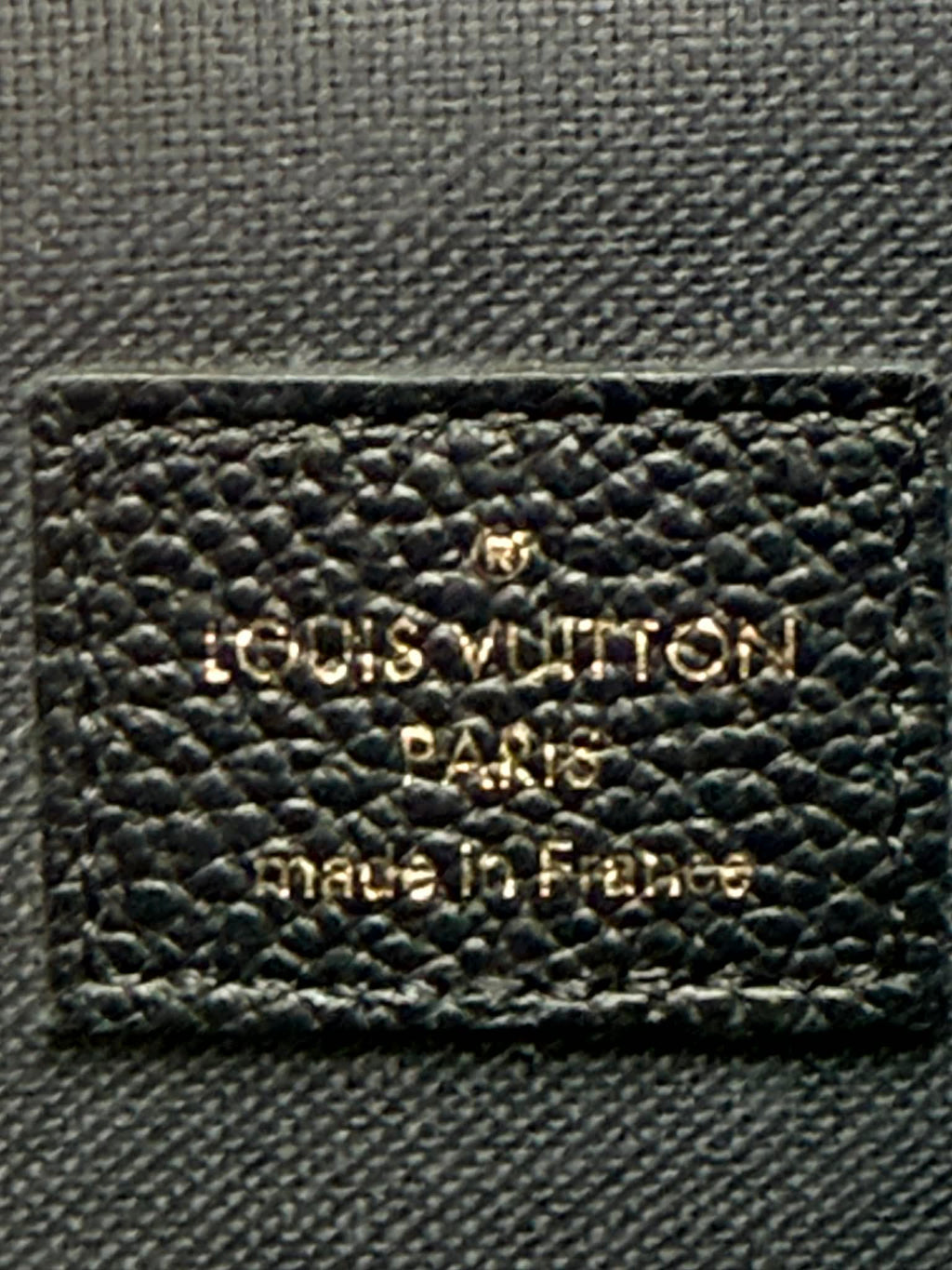 Louis Vuitton Felicie Pochette Black Empreinte Leather with 2 Inserts