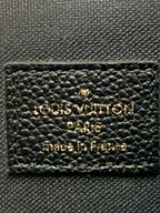 Louis Vuitton Felicie Pochette Black Empreinte Leather with 2 Inserts