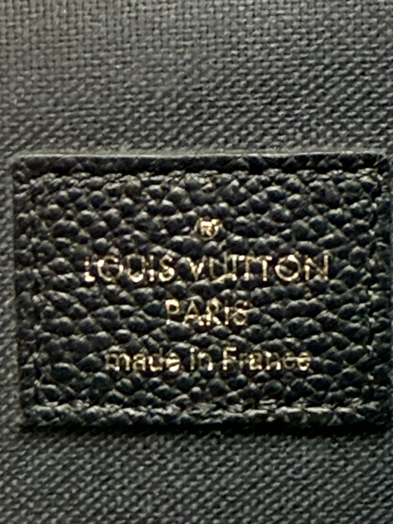 Louis Vuitton Felicie Pochette Black Empreinte Leather with 2 Inserts