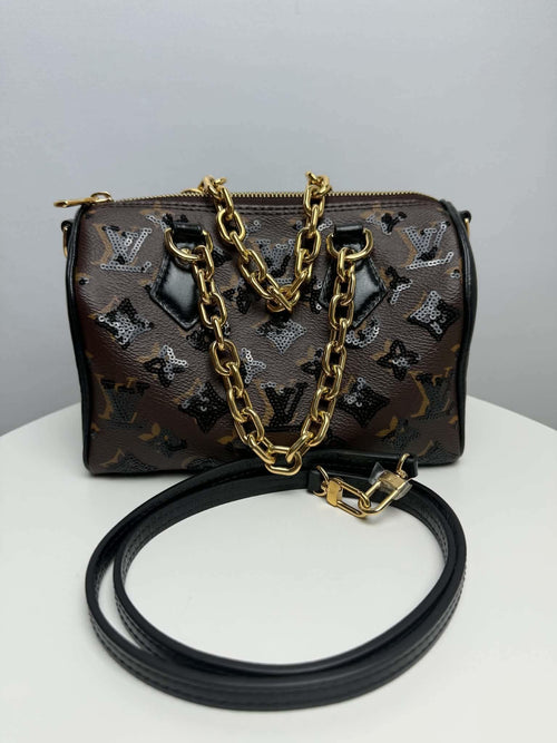Louis Vuitton Speedy 20 Bandouliere Sequined ( Limited edition)