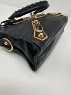 Balenciaga Mini City Bag Black with Mirror