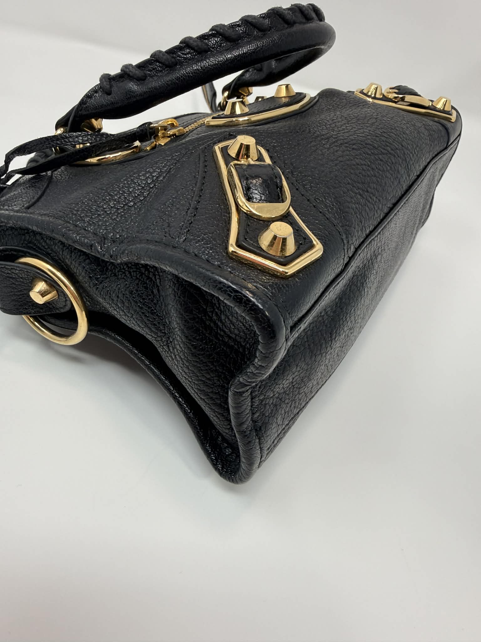 Balenciaga Mini City Bag Black with Mirror