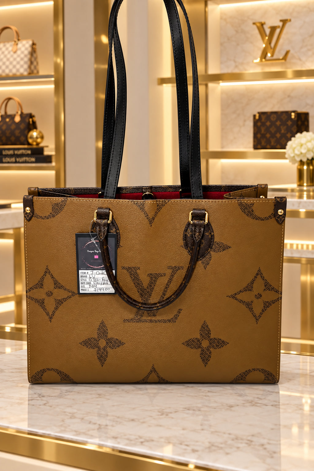 Louis Vuitton On The Go MM Reverse Monogram
