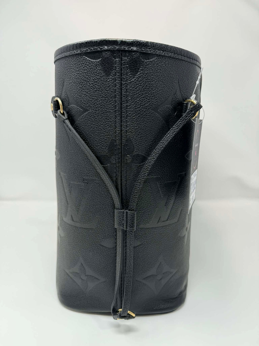 Louis Vuitton Neverfull MM Empreinte Leather Black with Pouch