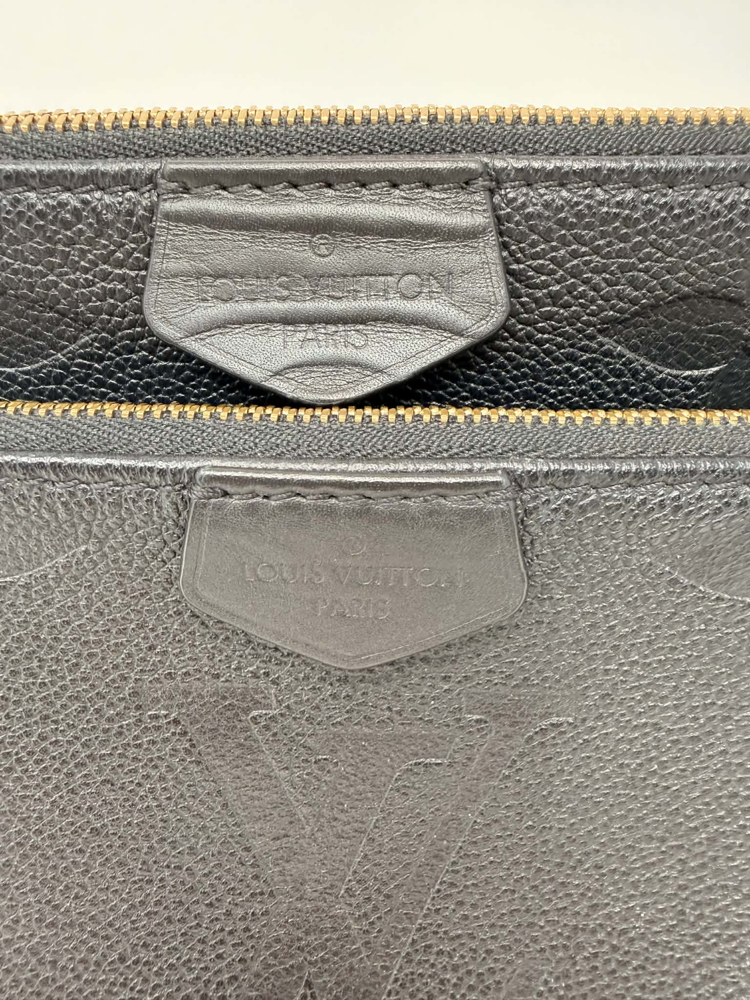 Louis Vuitton Black Empreinte Multi Pochette Accessories