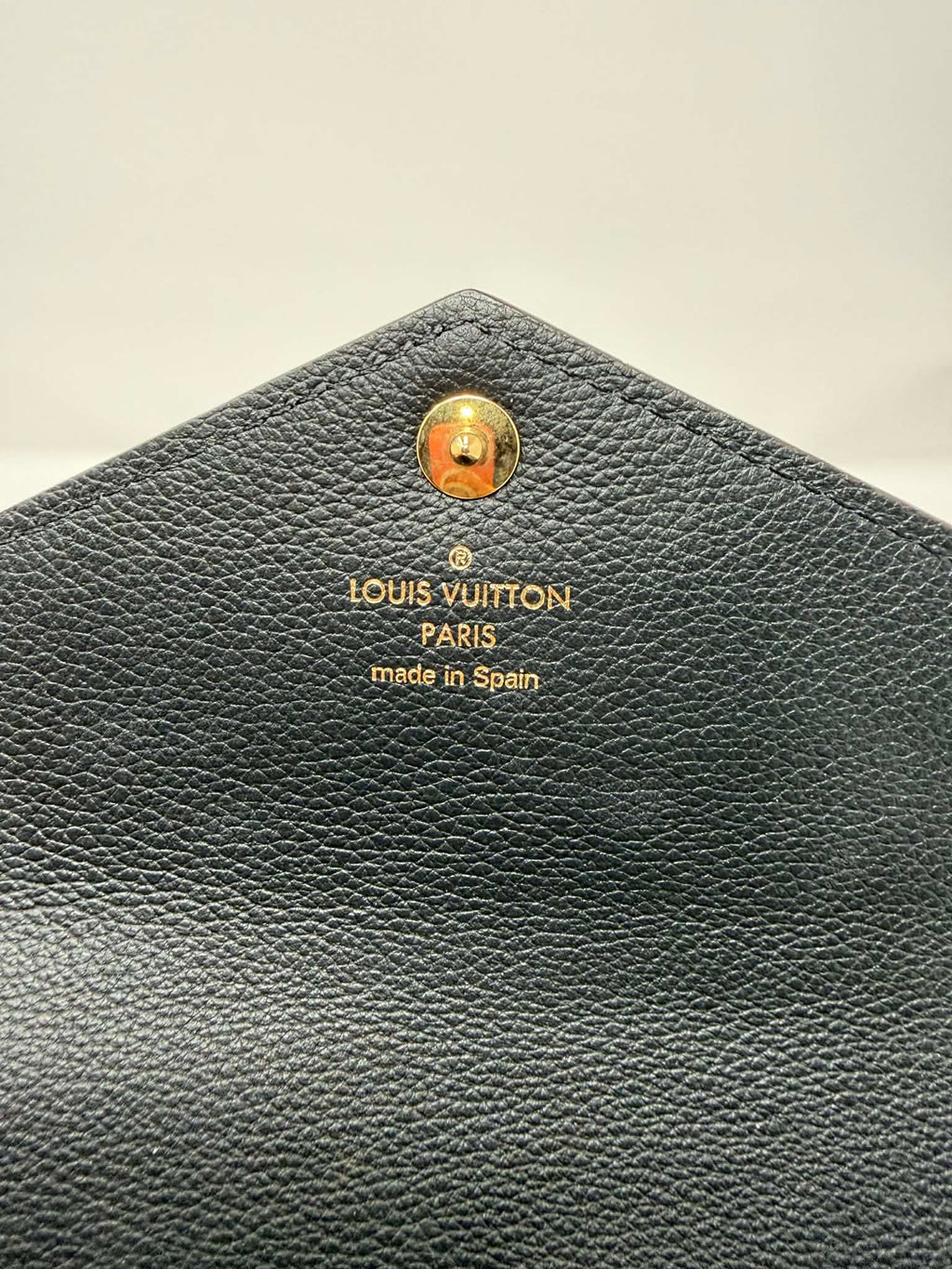 Louis Vuitton Monogram/Black Portefeuille Double V Long Bifold Wallet