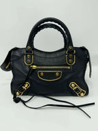 Balenciaga Mini City Bag Black with Mirror