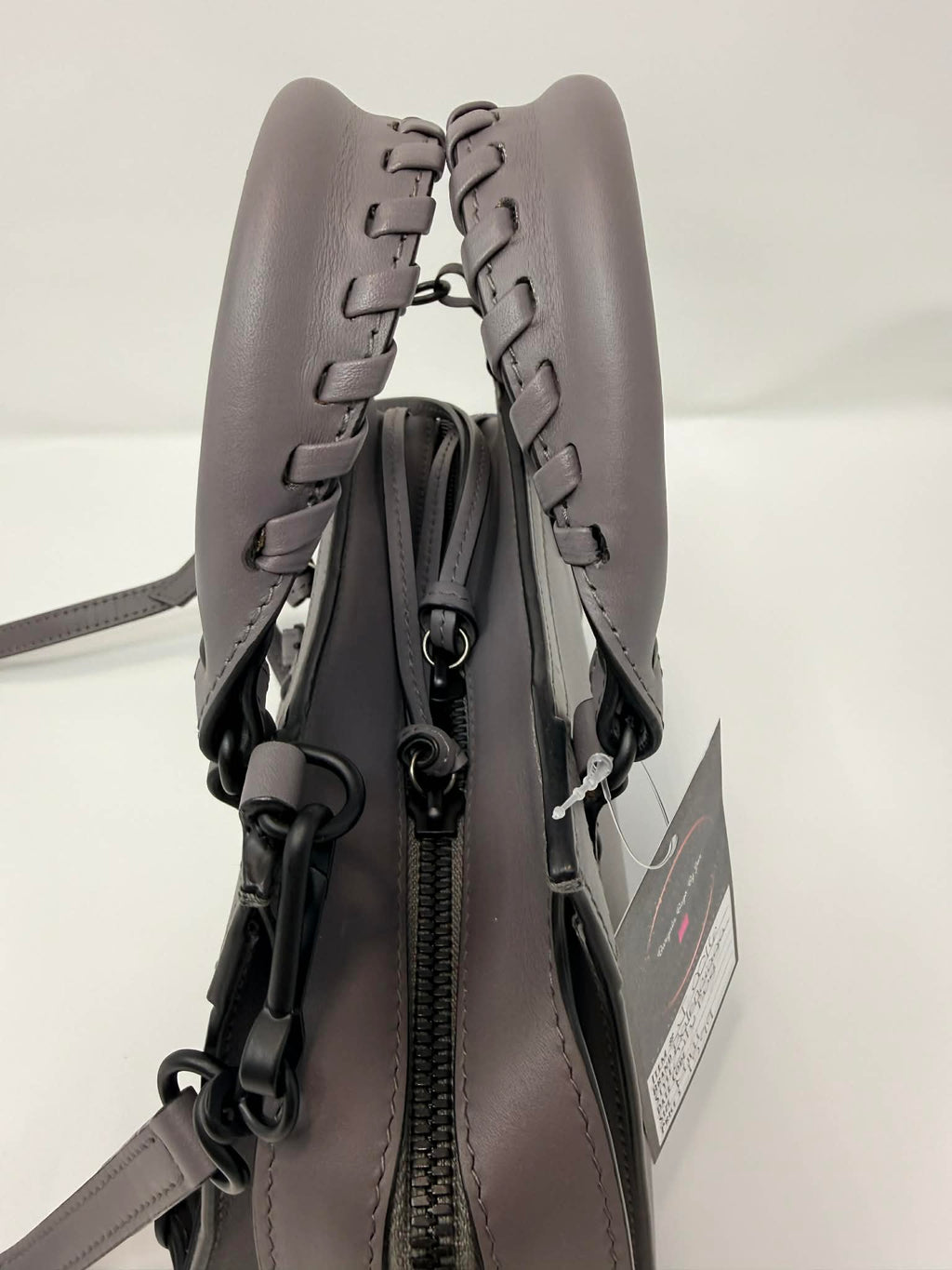 Balenciaga Smooth Calfskin Neo Classic Silver Hardware Mini City Grey