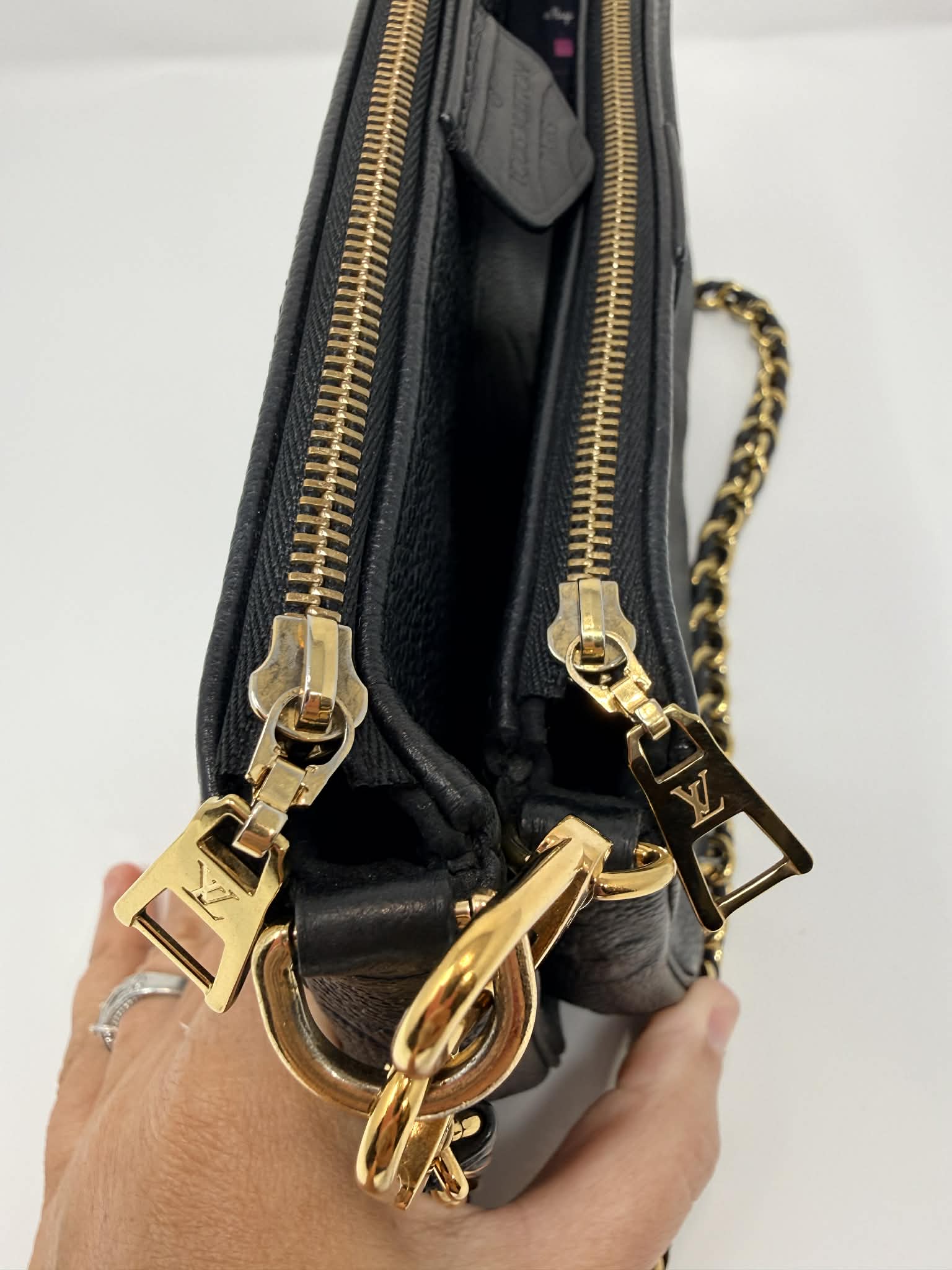 Louis Vuitton Black Empreinte Multi Pochette Accessories