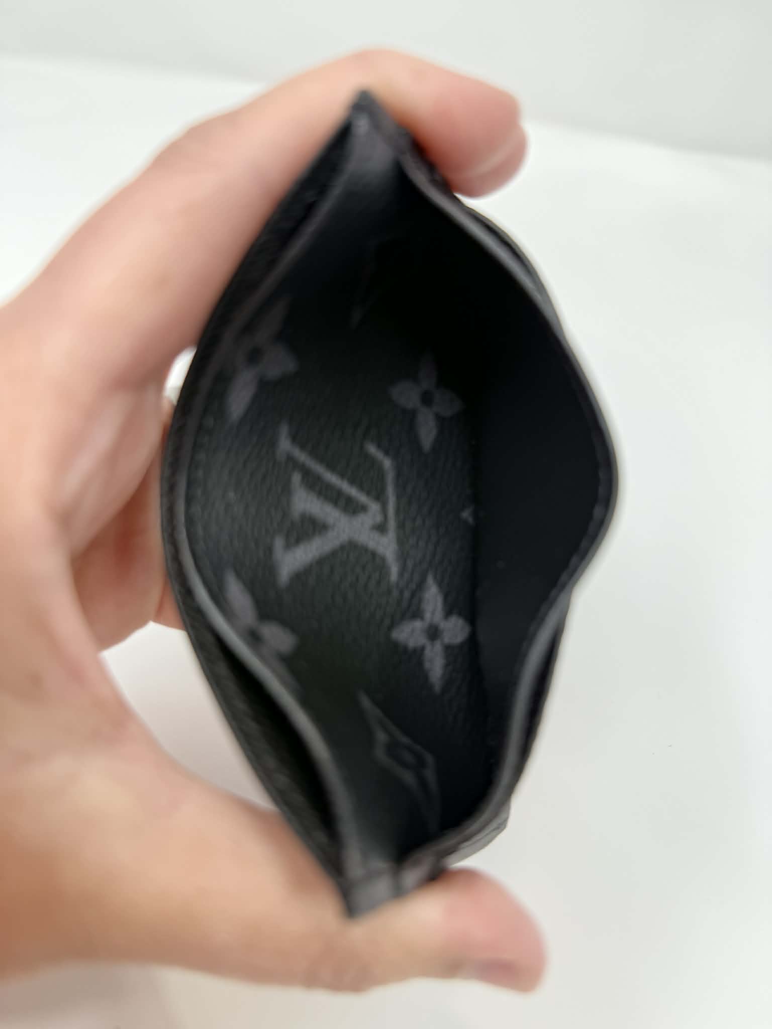 Louis Vuitton Monogram Eclipse Porte-Cartesian Double Card Holder