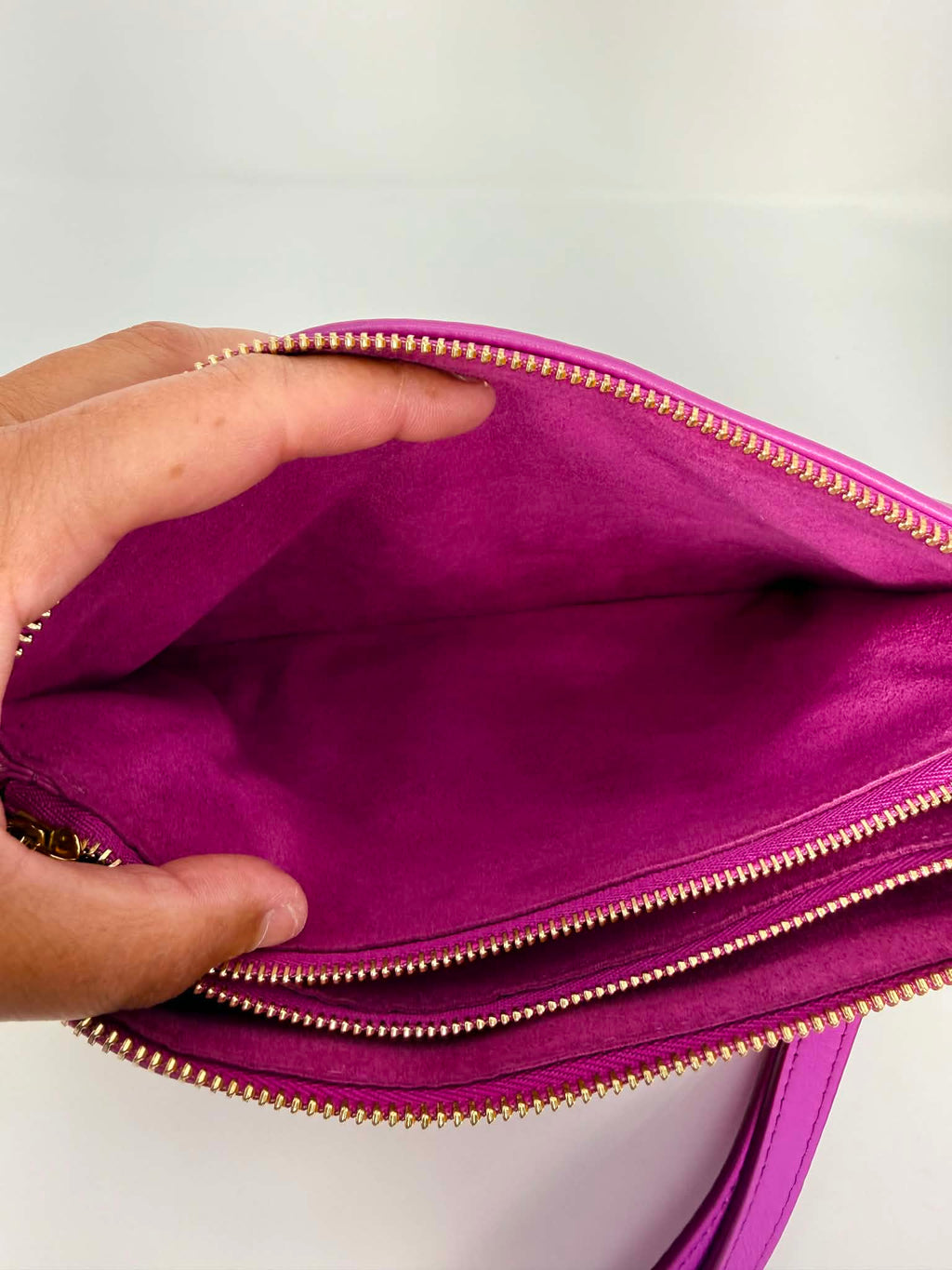 Louis Vuitton Lambskin Embossed Monogram Coussin BB Orchid