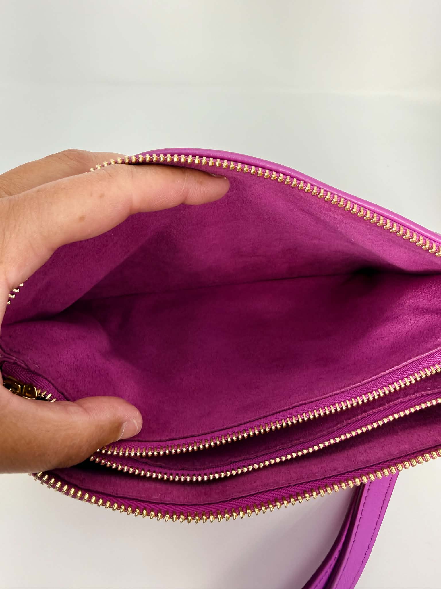 Louis Vuitton Lambskin Embossed Monogram Coussin BB Orchid