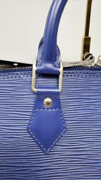 Louis Vuitton Alma PM Blue Epi