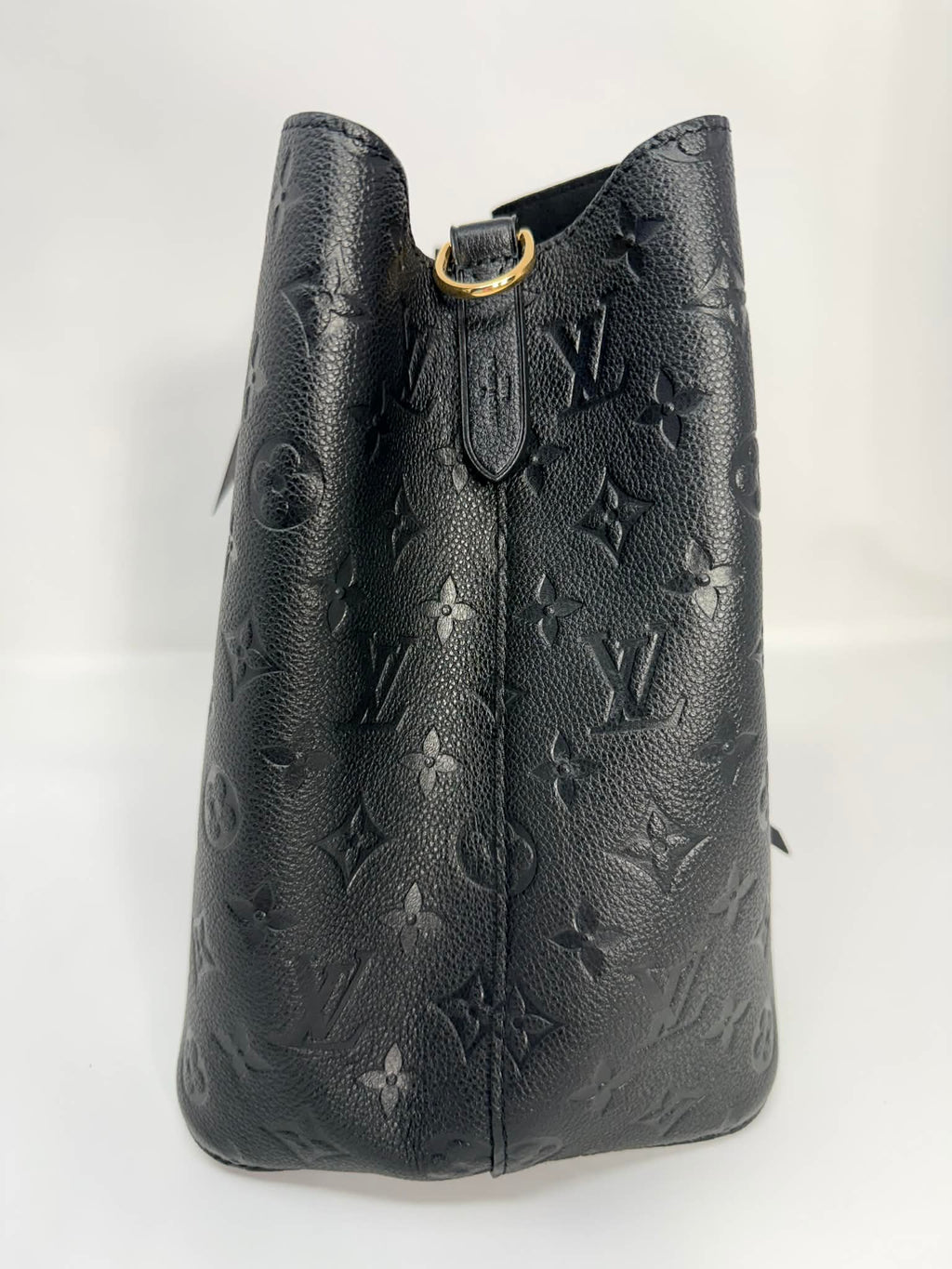 Louis Vuitton Neo Noe Black Empreinte Leather with Two Straps