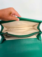 Gucci Dollar Calfskin Crystal Small Dionysus Shoulder Bag Emerald