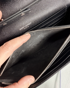 YSL Matelasse Chevron WOC Black