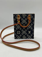 Louis Vuitton Jacquard Since 1854 Petit Sac Plat Blue