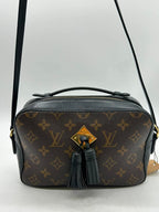 Louis Vuitton Monogram Saintonge Black
