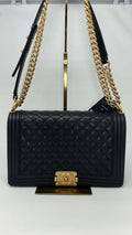 Chanel LeBoy Black GHW