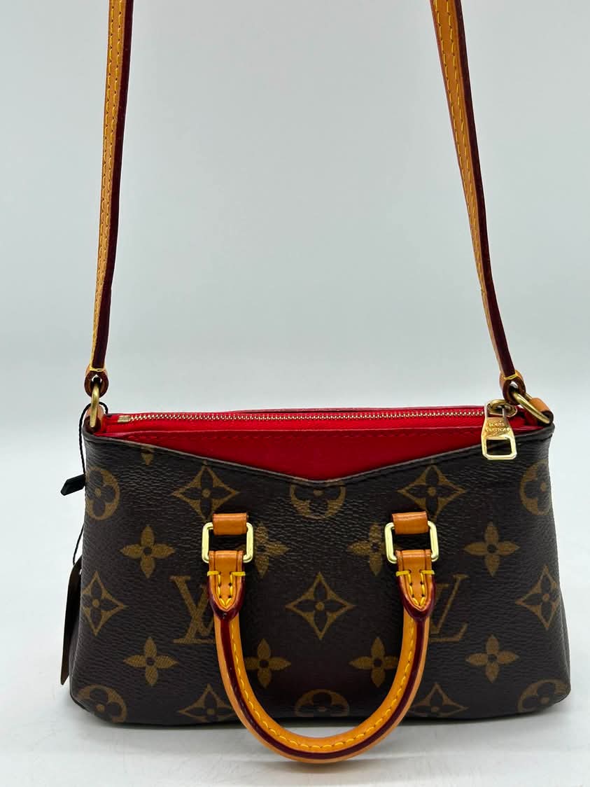 Louis Vuitton Monogram Nano Pallas Cherry