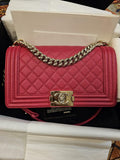 Chanel Leboy Caviar Pink GHW