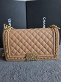 Chanel Leboy Chain Around GHW Carmel Medium