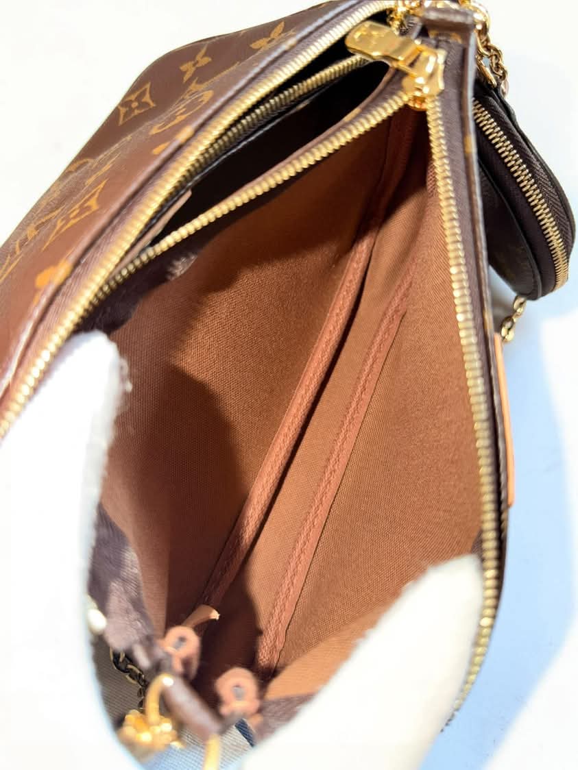 Louis Vuitton Multi-Pochette Accessories Monogram Green Strap