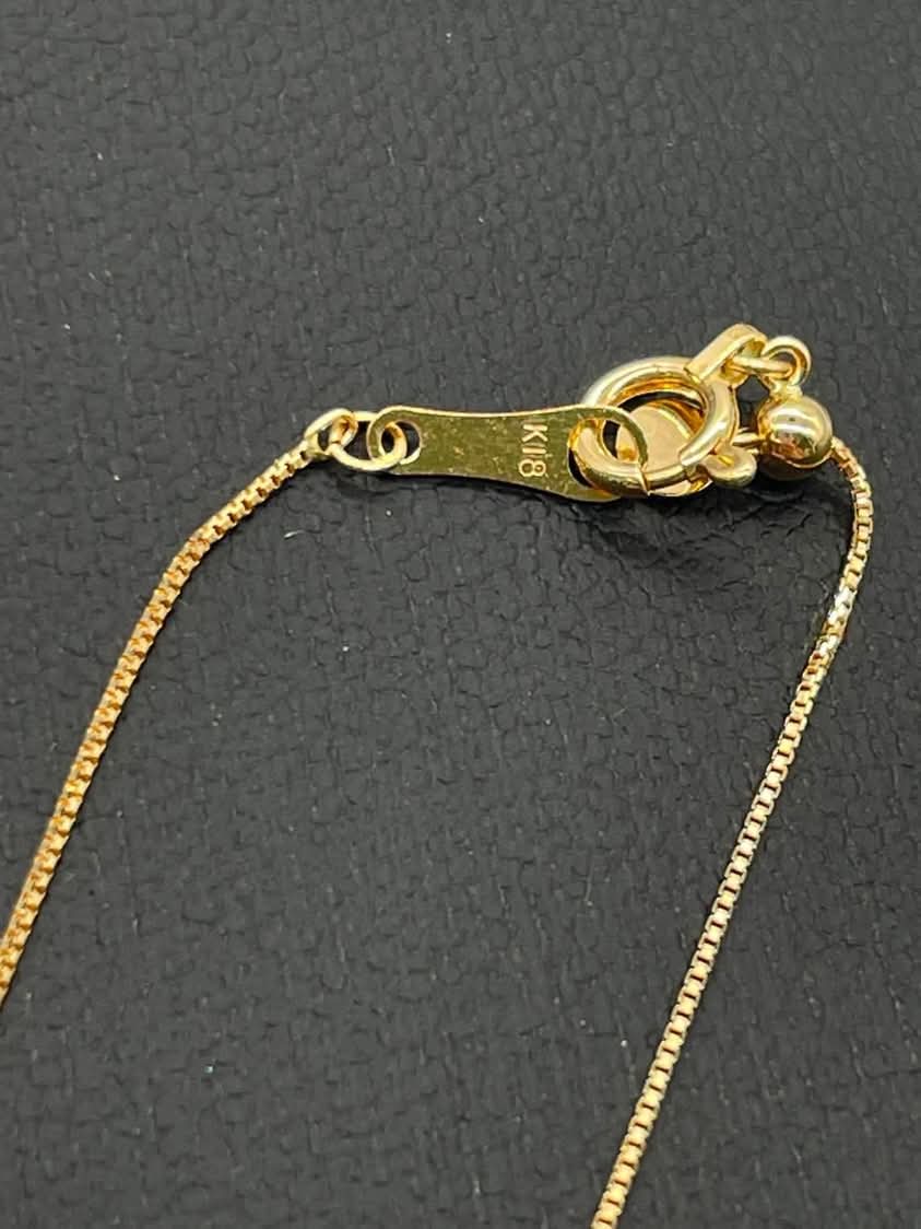 Diamond-Diamond Pendent 18k Yellow Gold
