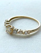 Diamond and 18K Yellow Gold Ring